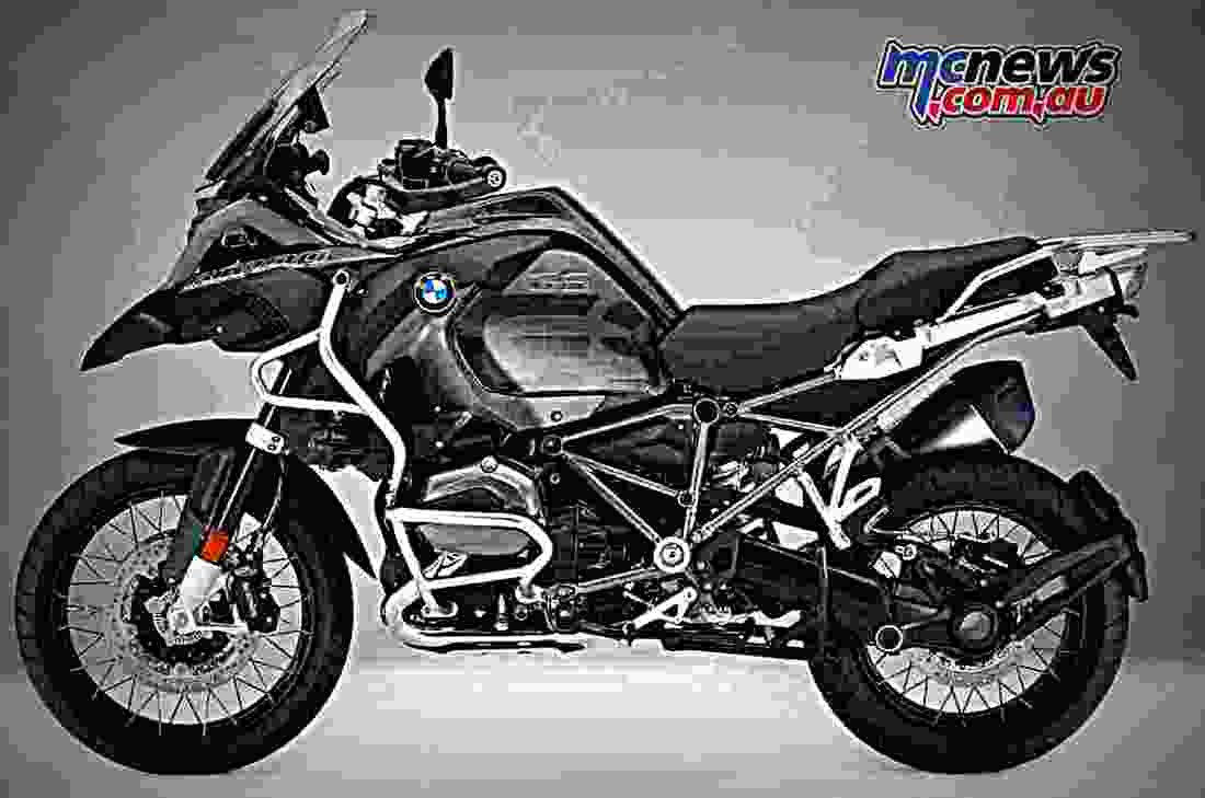 BMW R 1200 GS Adventure 2017 1 motorbike A4 Photo Print