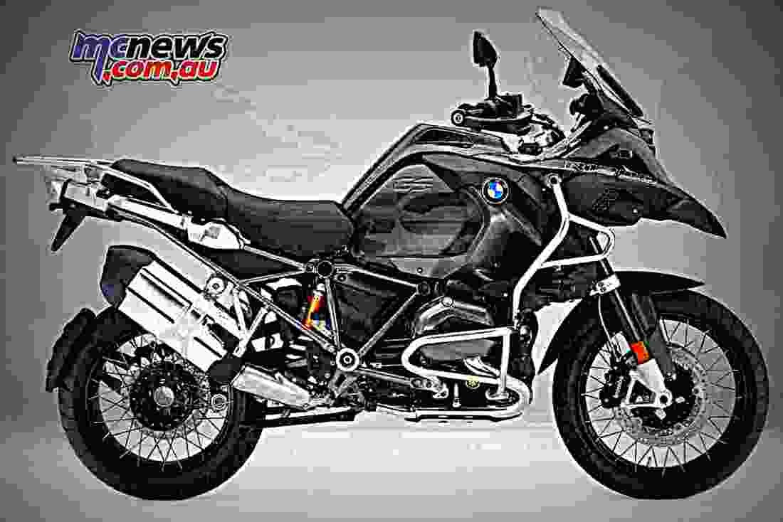 BMW R 1200 GS Adventure 2017 3 motorbike A4 Photo Print