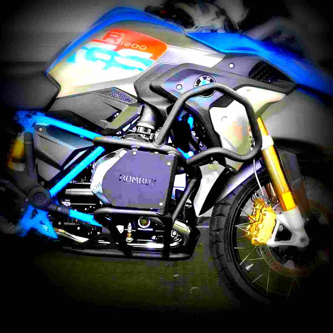 BMW R 1200 GS Rallye TE 2018 4 motorbike A4 Photo Print