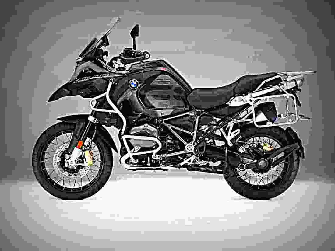 BMW R 1200 GS TE 2018 4 motorbike A4 Photo Print