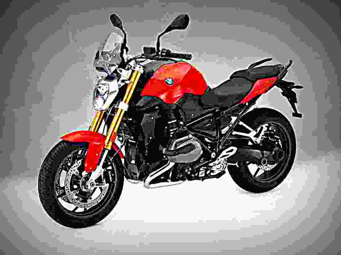 BMW R 1200 R 2017 1 motorbike A4 Photo Print
