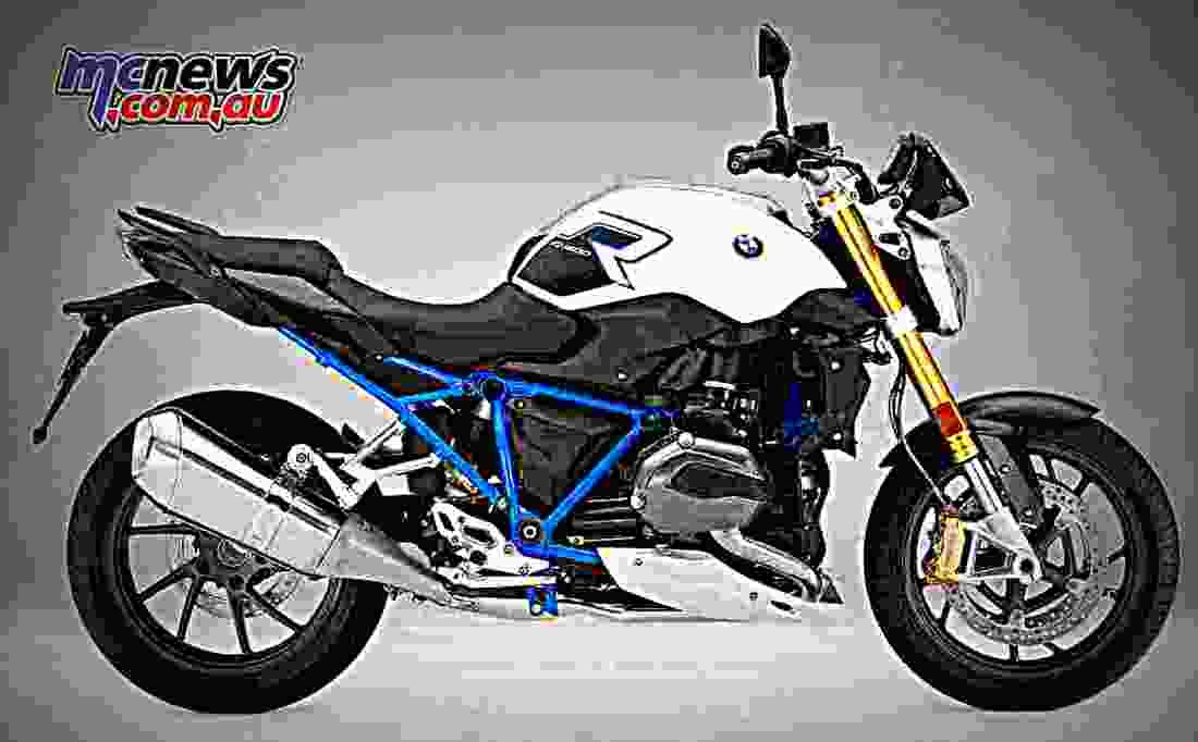 BMW R 1200 R 2017 2 motorbike A4 Photo Print