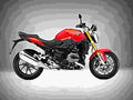 BMW R 1200 R 2017 4 motorbike A4 Photo Print
