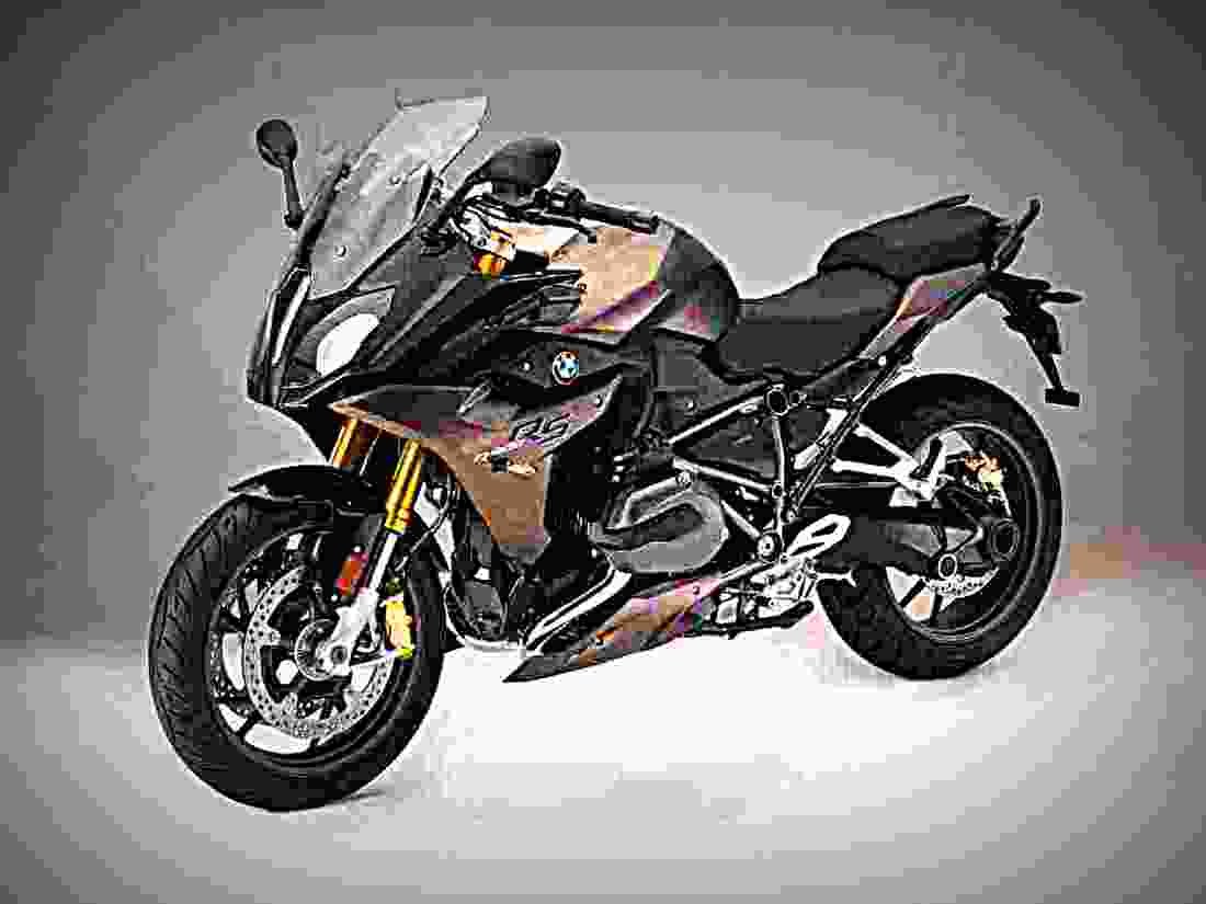 BMW R 1200 R 2018 3 motorbike A4 Photo Print