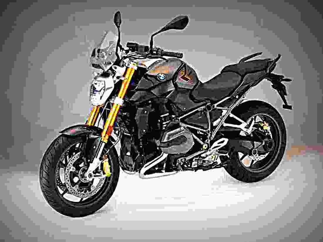BMW R 1200 R 2019 1 motorbike A4 Photo Print