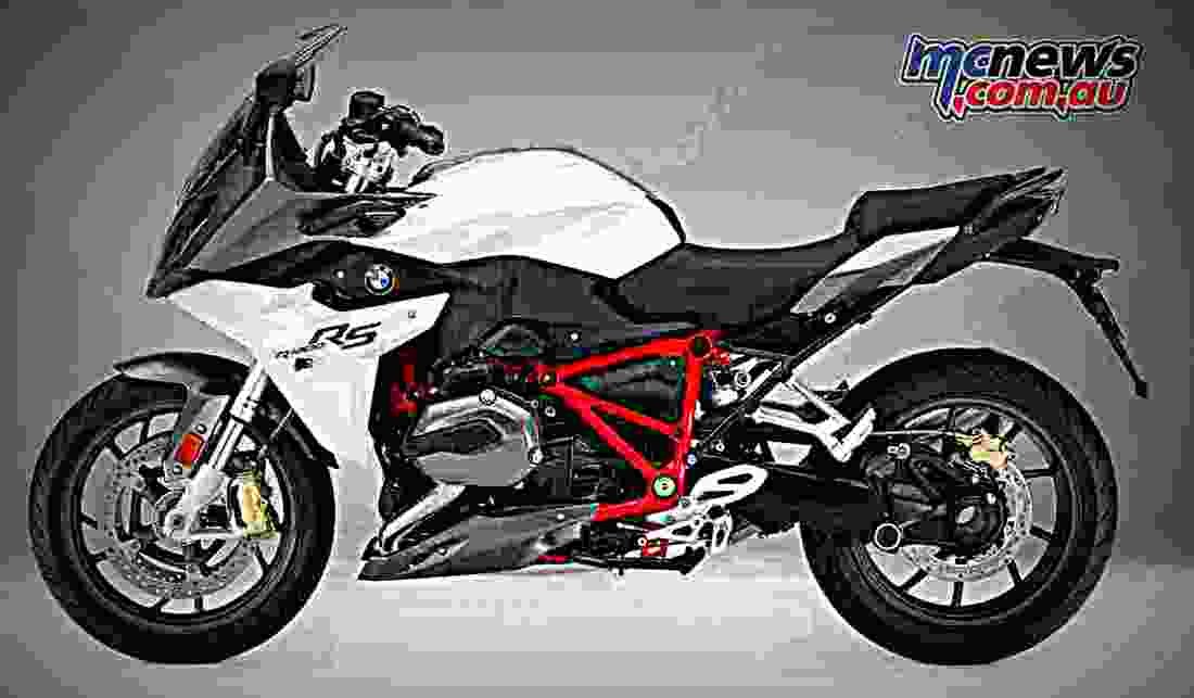 BMW R 1200 RS 2017 1 motorbike A4 Photo Print