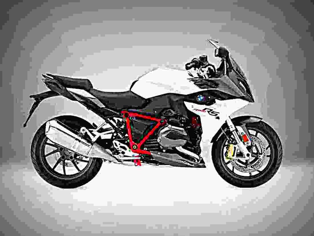 BMW R 1200 RS 2017 4 motorbike A4 Photo Print