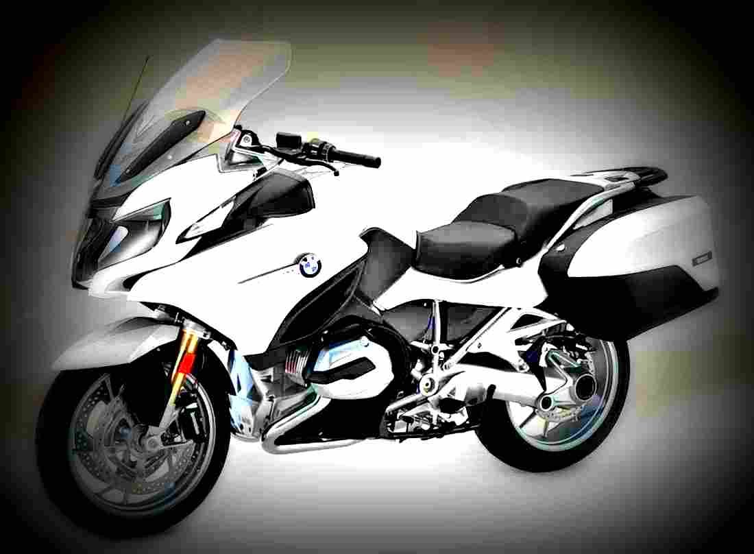 BMW R 1200 RT 2017 1 motorbike A4 Photo Print