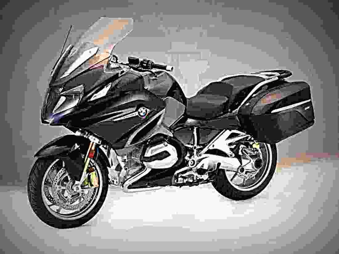 BMW R 1200 RT 2018 2 motorbike A4 Photo Print