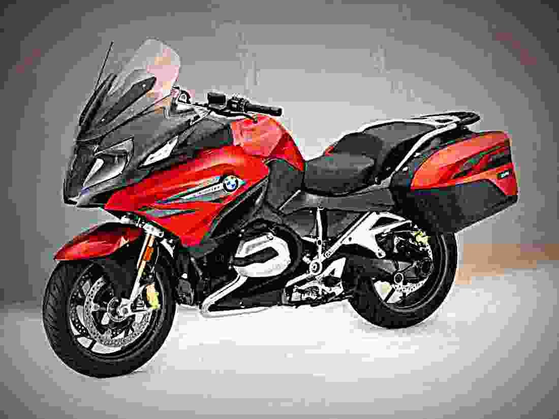 BMW R 1200 RT 2018 3 motorbike A4 Photo Print