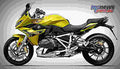 BMW R 1250 RS 2019 3 motorbike A4 Photo Print