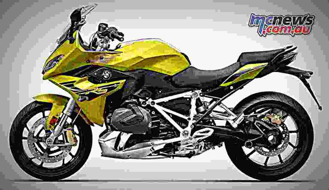 BMW R 1250 RS 2019 3 motorbike A4 Photo Print