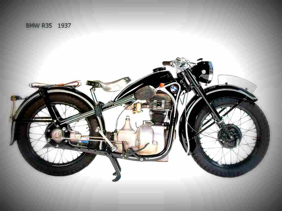 BMW R 20 1937 4 motorbike A4 Photo Print