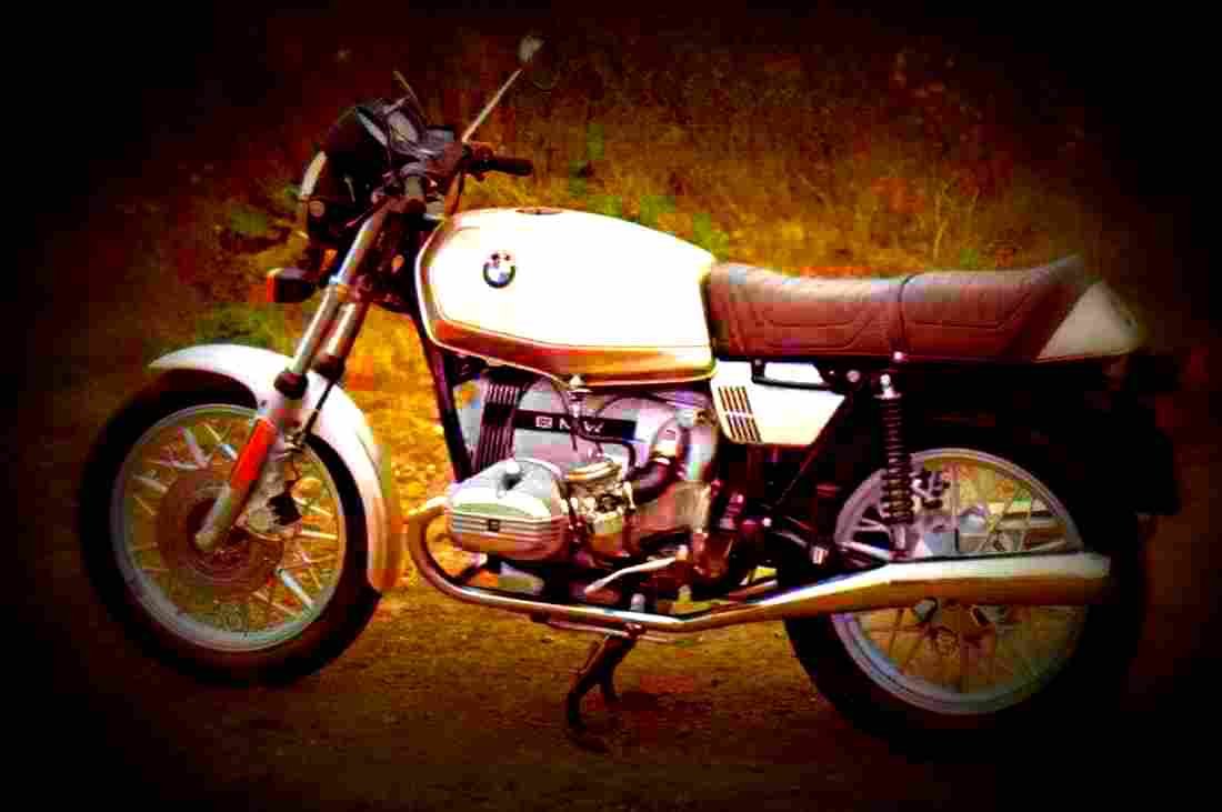 BMW R 45 1978 1 motorbike A4 Photo Print