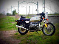 BMW R 45 (reduced effect) 1980 2 motorbike A4 Photo Print