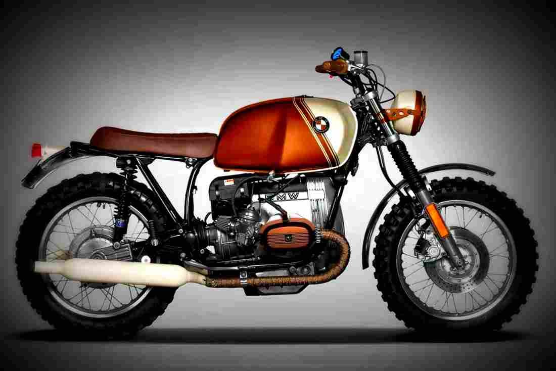 BMW R 45 (reduced effect) 1982 4 motorbike A4 Photo Print