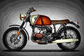 BMW R 45 (reduced effect) 1983 4 motorbike A4 Photo Print