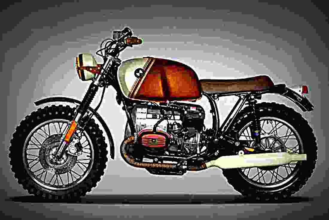 BMW R 45 (reduced effect) 1983 4 motorbike A4 Photo Print