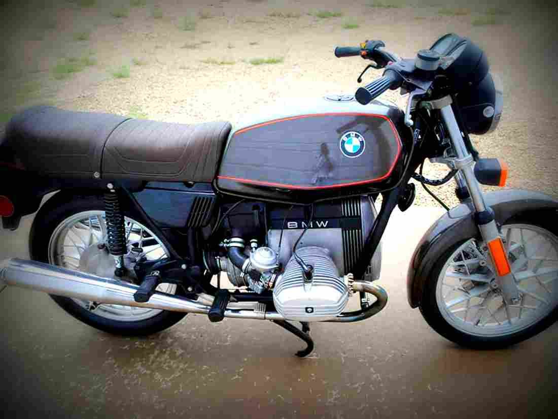 BMW R 65 1980 3 motorbike A4 Photo Print