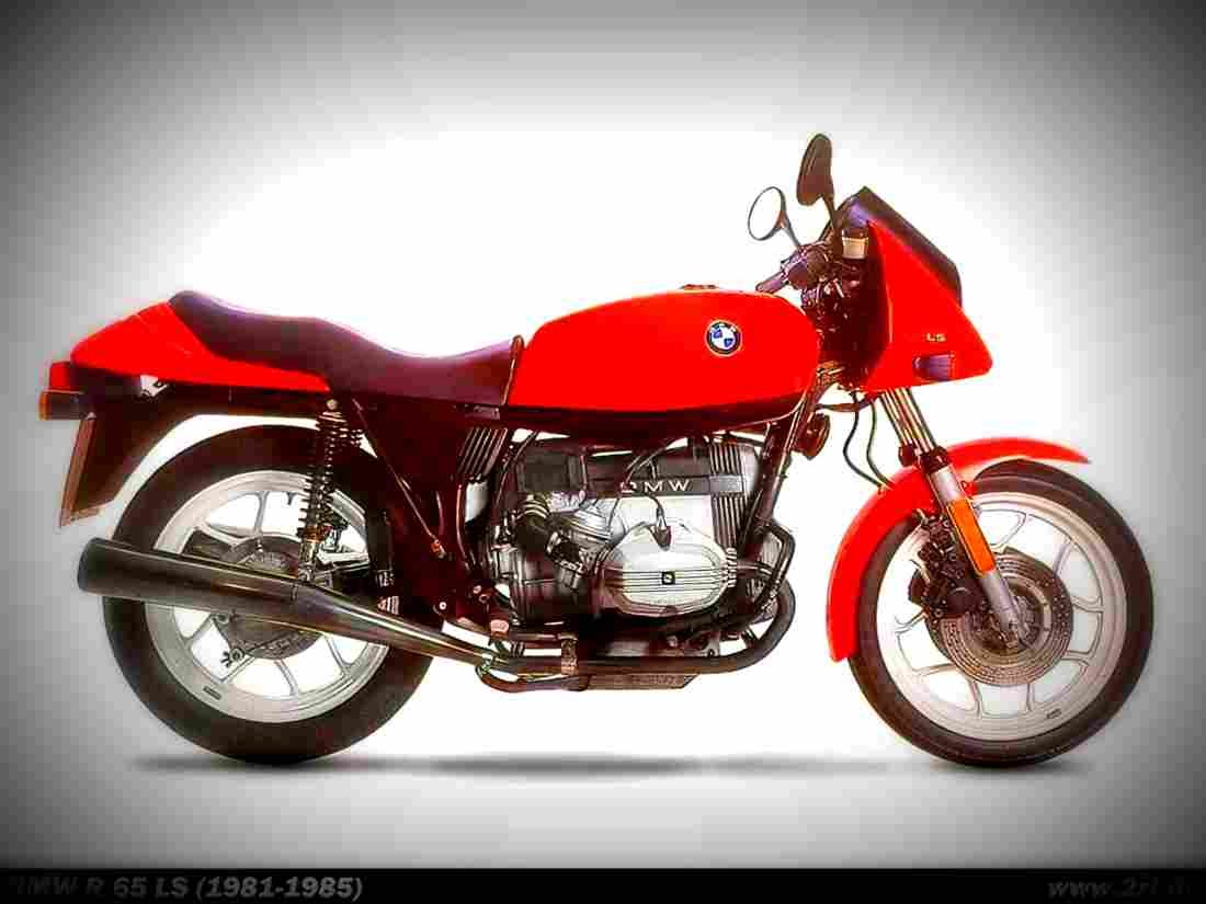 BMW R 65 1981 2 motorbike A4 Photo Print