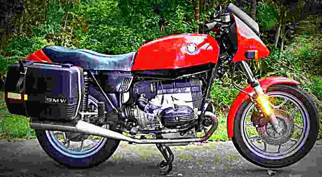 BMW R 65 1982 6 motorbike A4 Photo Print