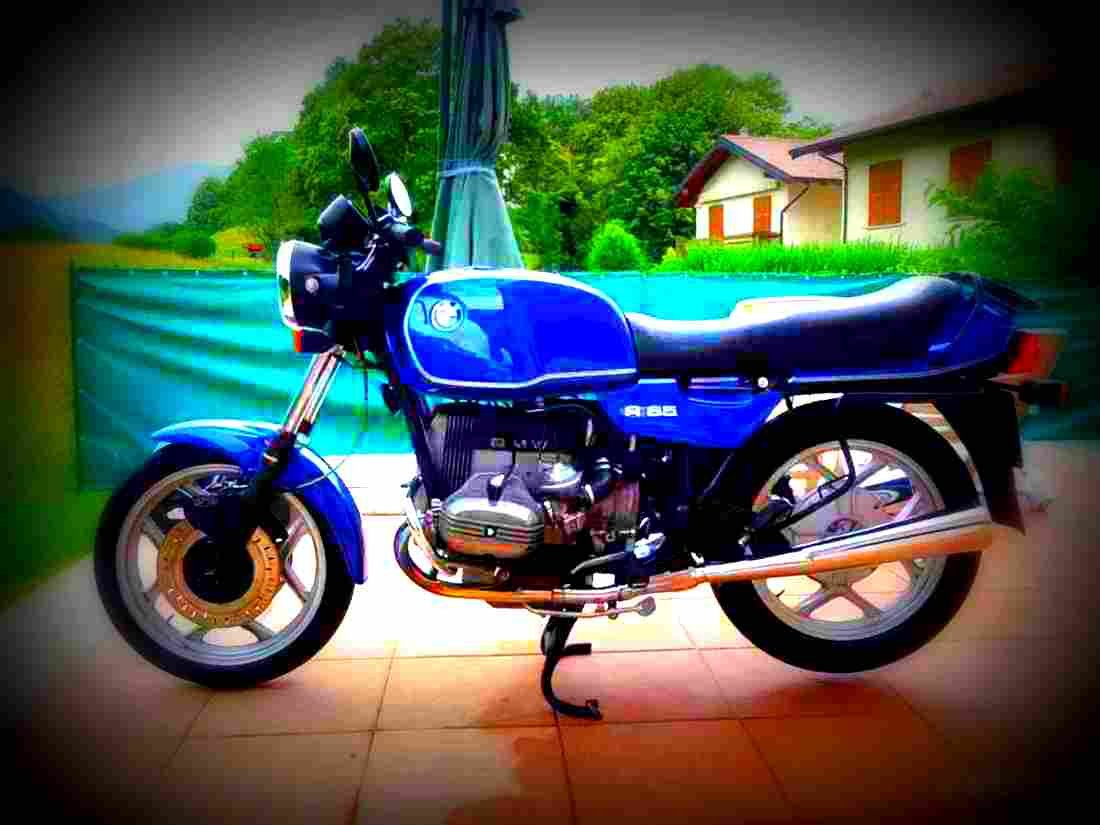 BMW R 65 1985 4 motorbike A4 Photo Print