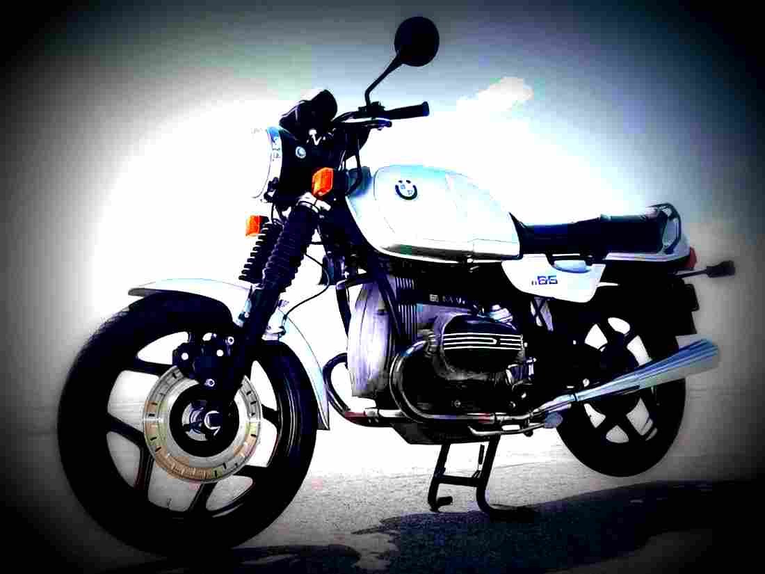 BMW R 65 1985 5 motorbike A4 Photo Print