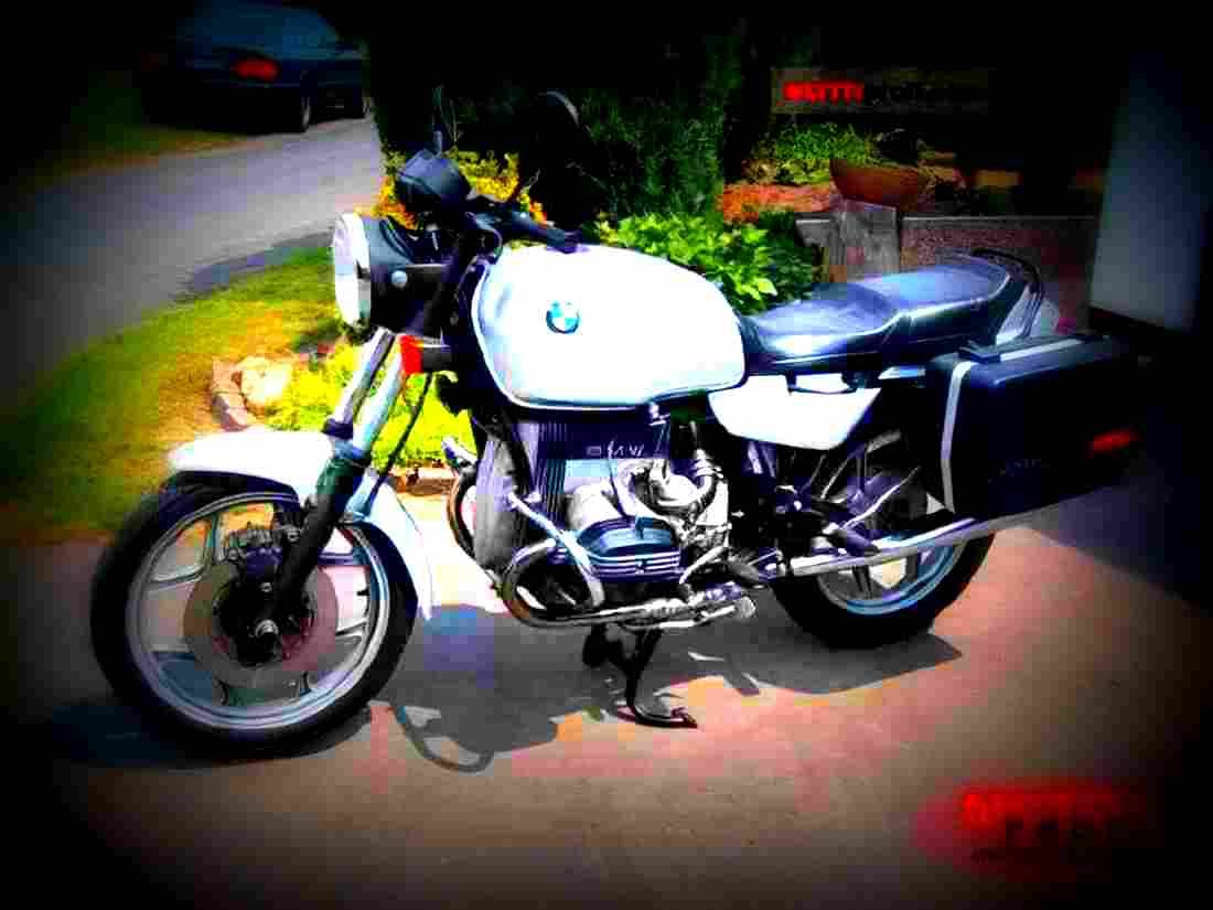 BMW R 65 1987 1 motorbike A4 Photo Print