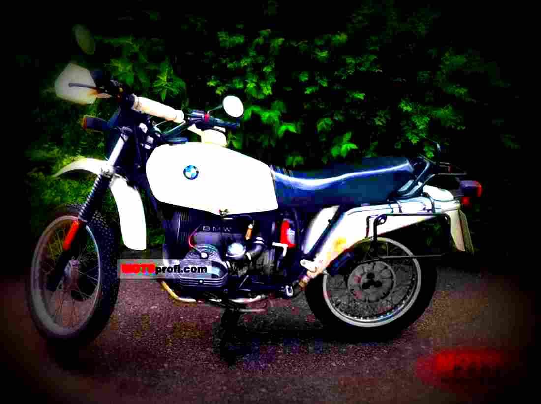 BMW R 65 1989 1 motorbike A4 Photo Print