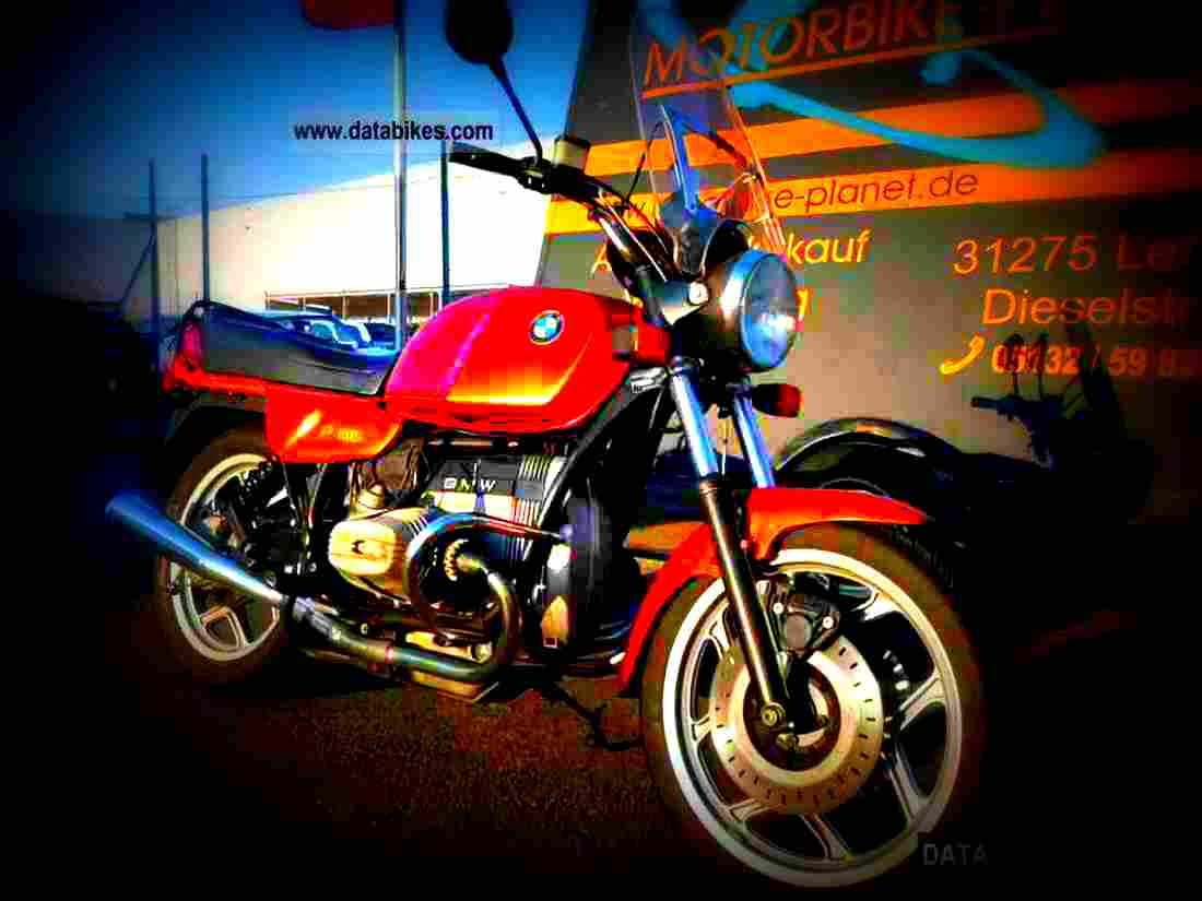 BMW R 65 1990 4 motorbike A4 Photo Print