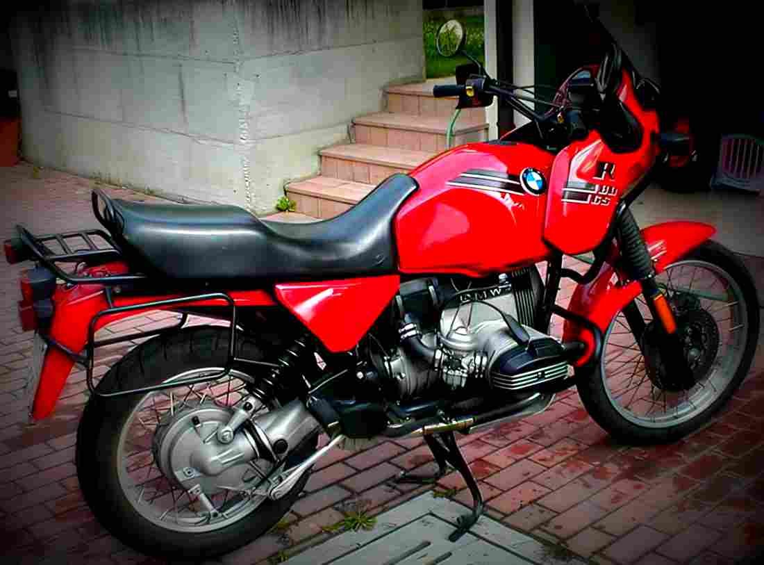 BMW R 65 1991 2 motorbike A4 Photo Print
