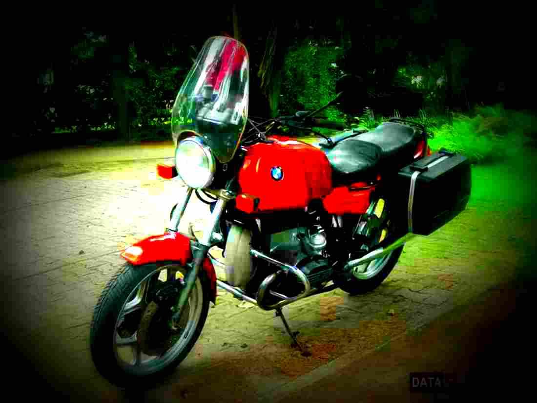 BMW R 65 1991 4 motorbike A4 Photo Print