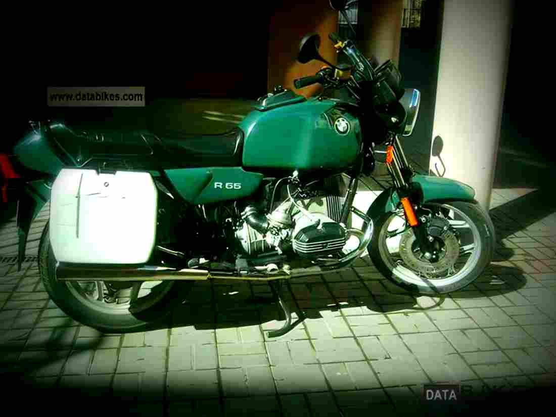 BMW R 65 1992 3 motorbike A4 Photo Print