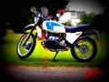 BMW R 65 GS 1988 3 motorbike A4 Photo Print