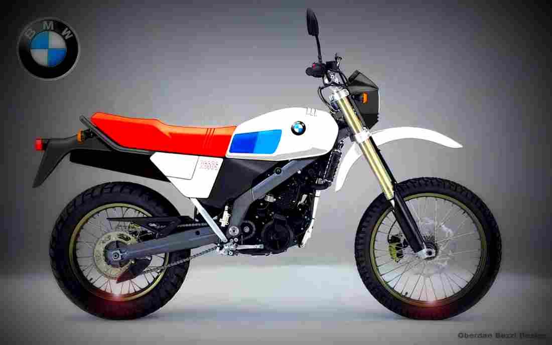 BMW R 65 GS 1990 1 motorbike A4 Photo Print