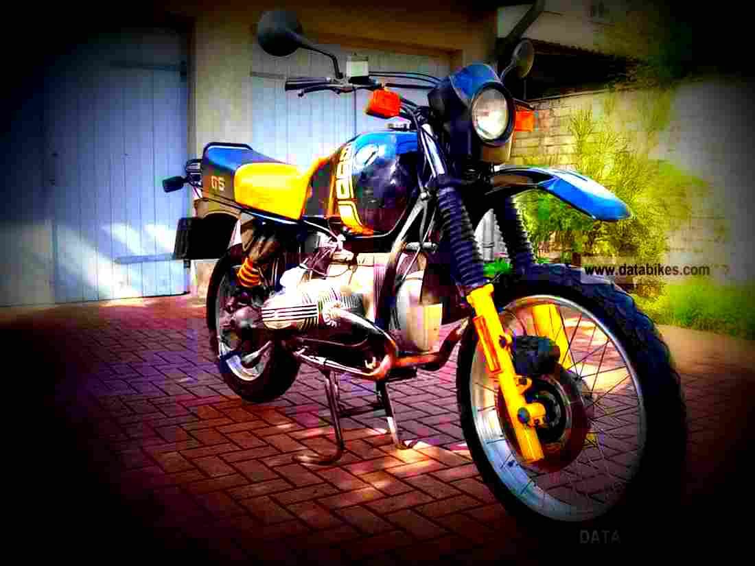 BMW R 65 GS 1990 2 motorbike A4 Photo Print