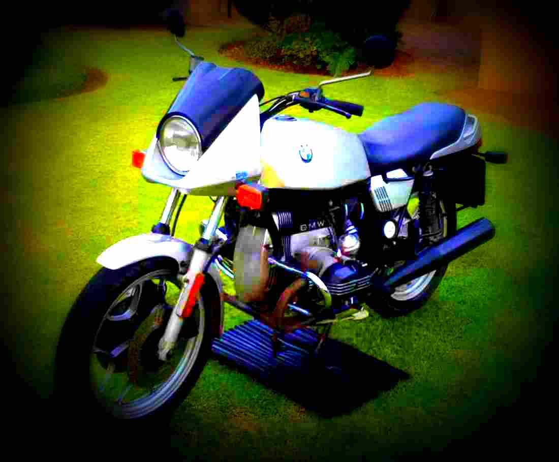 BMW R 65 LS 1983 1 motorbike A4 Photo Print