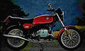 BMW R 65 (reduced effect) 1987 5 motorbike A4 Photo Print