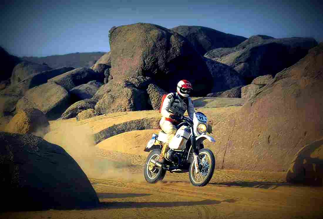 BMW R 80 1984 6 motorbike A4 Photo Print