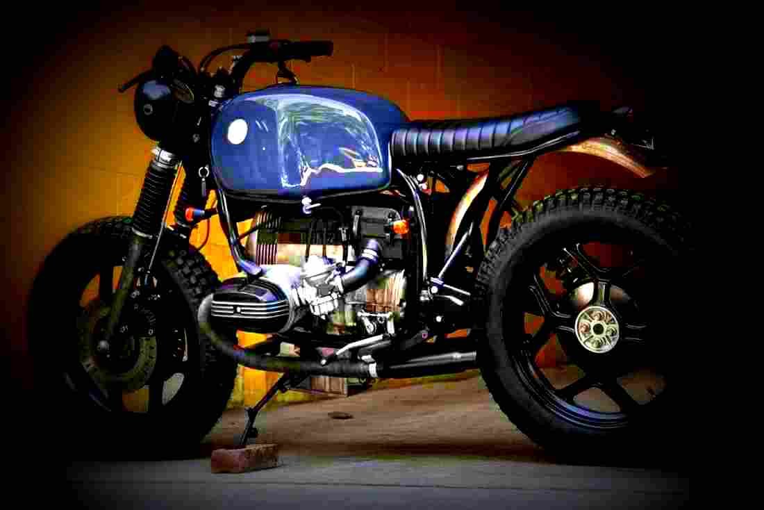BMW R 80 1986 4 motorbike A4 Photo Print