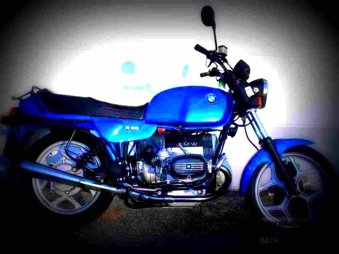 BMW R 80 1987 1 motorbike A4 Photo Print