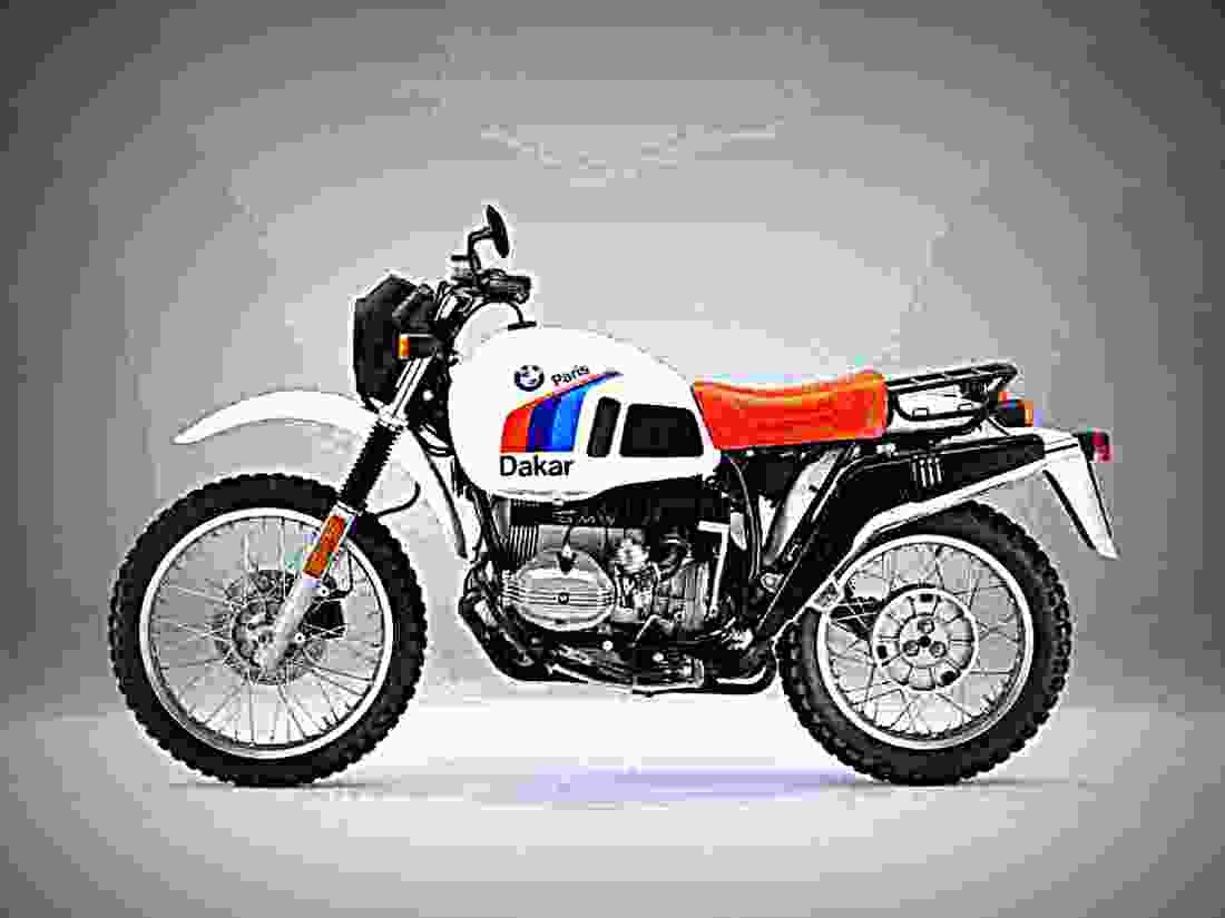 BMW R 80 1987 3 motorbike A4 Photo Print