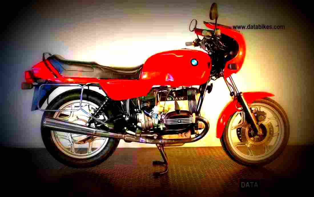 BMW R 80 1989 1 motorbike A4 Photo Print