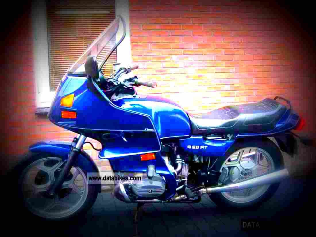 BMW R 80 1989 6 motorbike A4 Photo Print