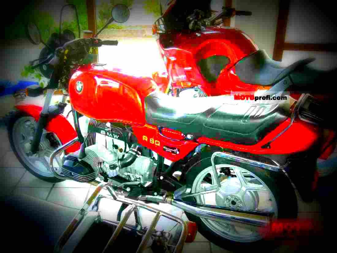 BMW R 80 1991 1 motorbike A4 Photo Print