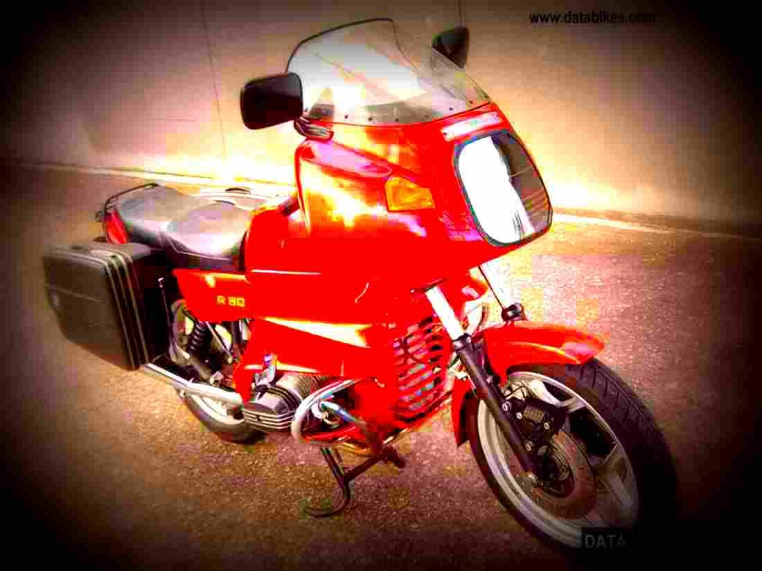 BMW R 80 1992 1 motorbike A4 Photo Print