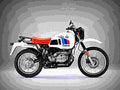 BMW R 80 1992 5 motorbike A4 Photo Print