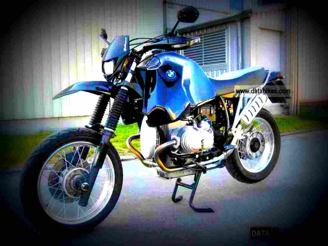 BMW R 80 1992 6 motorbike A4 Photo Print