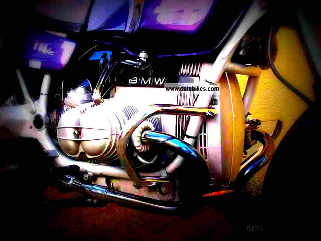 BMW R 80 1993 6 motorbike A4 Photo Print