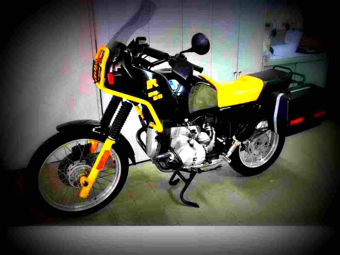 BMW R 80 1994 6 motorbike A4 Photo Print